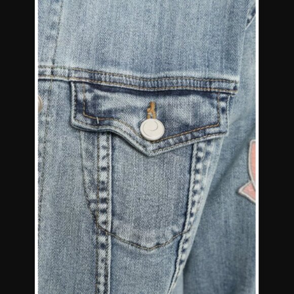 RARE BoxLunch Exclusive x Pretty Guardian Sailor Moon Denim Jacket Size SM - Picture 6 of 13